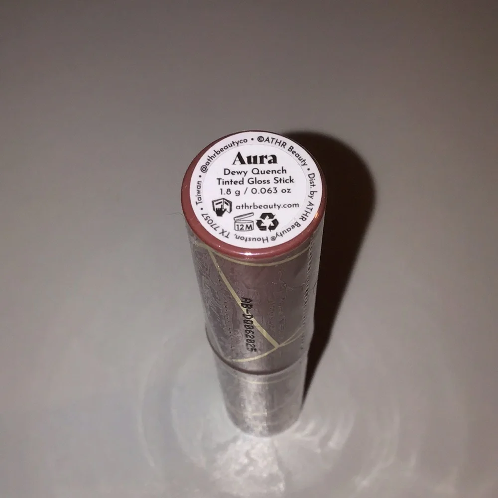 Athr Beauty Dewy Quench Tinted Gloss Stick- Aura NEW